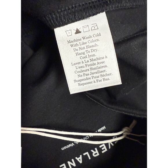 EVERLANE The Dream Kick Flare Pant Black Women's Size M New with Tags - Picture 9 of 11